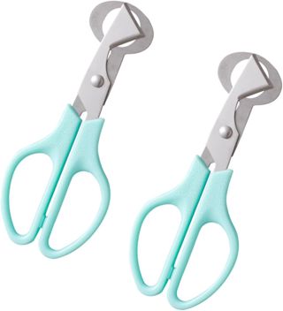 Wachteleier Schalenschere aus Edelstahl, 2 Stück, Präzise für Kleine Eier