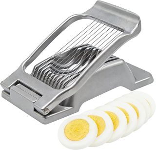 Metall Eierschneider robust, Edelstahl, spülmaschinenfest für Eier