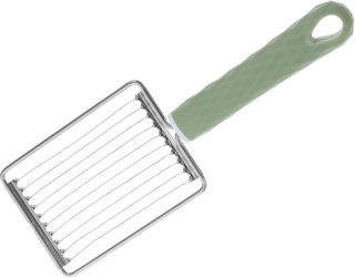 Eierschneider aus Edelstahl für Tomaten und Eier, Silber