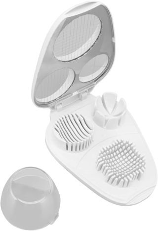 Eierwürfelschneider, Effizienter Hartgekochter Eierschneider, 3 Schneidmodi für Lebensmittel, Salat, Küchenwerkzeug, ABS-Material
