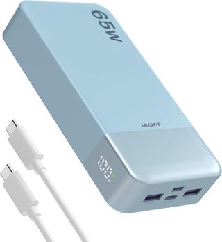 JUOVI Laptop Power Bank, 65W 20000mAh Powerbank Schnellladefunktion