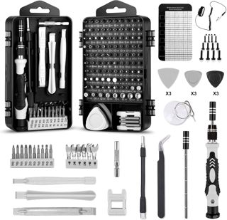 Ueznirn Feinmechaniker Schraubendreher Set 155 in 1 Schraubendreher Set