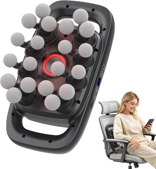 Massagepistole für Tiefengewebsmassage: Elektrische Muskelmassagepistole mit 20 interaktiven Aufsätzen, 50 kg Kraft und 35 mm Hub – Das perfekte Trainingsgerät für Sportler und Fitnessstudiobesucher