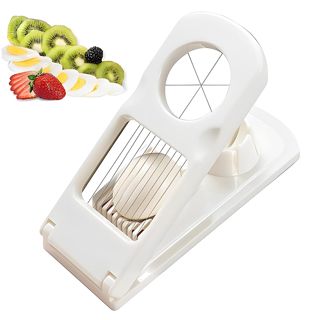 1 Stück Eierschäler Aus Edelstahl, Praktischer Küchenhelfer Zum Schneiden Von Eiern, Kiwis Und Erdbeeren, Ideal Für Weiche Lebensmittel