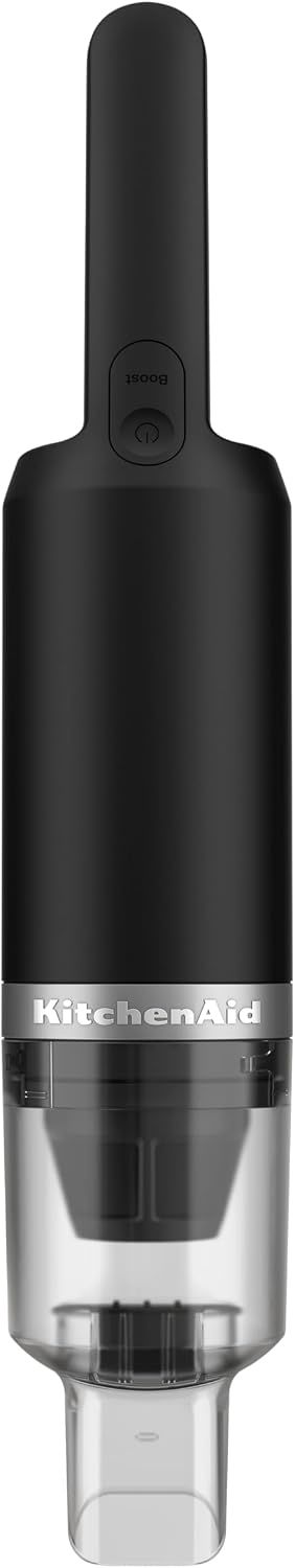 KitchenAid Handstaubsauger kabellos - Go Cordless - Saugdüse und 2-in-1 Zubehör - Leicht - 20 Minuten Nutzungsdauer pro Ladung - Mit Akku - Schwarz