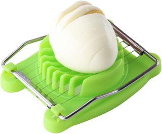Eierschneider aus Edelstahl, Eiertrenner Grüner für Kiwi und Erdbeeren