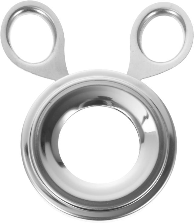 NUOBESTY Edelstahl Eieröffner Eierköpfer für Gekochte und Ungekochte Eier mit Ergonomischem Griff Glatter Oberfläche Vielseitig als Eieröffner Eierschalenöffner Cracker und Separator