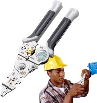 Werkzeug zum Abisolieren von Drähten, präzises Abisoliergerät mit Spannungsprüfer – tragbares Zubehör für Biegearbeiten und Abisolieren von Drähten