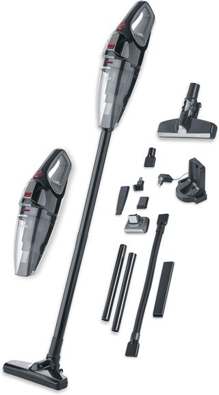 SEVERIN Akku Handstaubsauger kabellos, 18,5 V, 50 Min Laufzeit, Nass- und Trockensauger mit LED-Akku, rotierender Turbobürste und Tragetasche, für Auto, Camping und Tierhaare, HV 7147