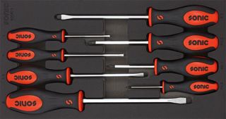 Sonic 600823 Schraubendreher SFS 1/3-Set, 8 Stück