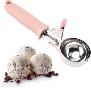 Professioneller Eislöffel, Hartes Eis Eisportionierer, Ice Cream Scoop, Rosa Eisportionierer, für Eiskugeln, Fruchtbällchen Ausgraben, Keksbällchen Ausgraben