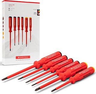 PB Swiss Tools PH Schlitz VDE Elektriker Schraubenzieher Set, 5542.CBB