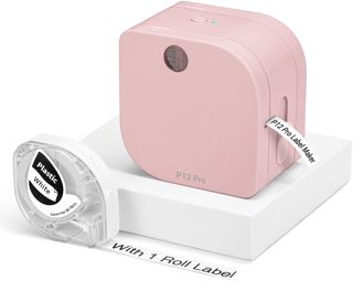 Phomemo P12-Pro Etikettendrucker mit 3 Etikettenbändern, 1200mAh Akku