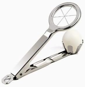 1Stück Edelstahl Eierschneider 6 Spalten Obst Egg & Fruit Cutter