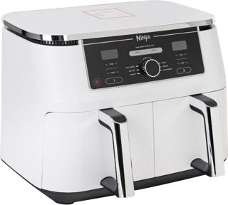 Ninja AF400EUWH MAX Foodi Dual Zone Heißluftfritteu weiß