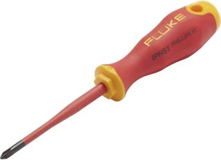 Fluke Kreuzschlitzschraubendreher Nr. 1. Für 1000 VAC und 1500 VDC zugelassen., IPHS1
