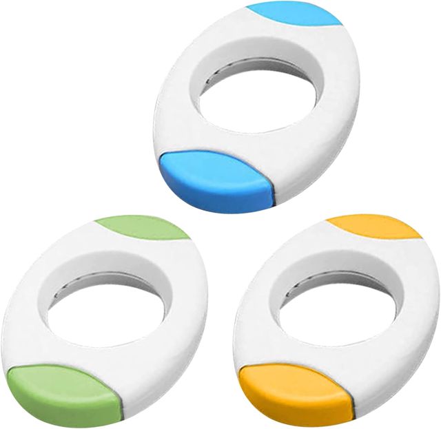 3 Stück Eierschneider Topper-Werkzeug, Küchenzubehör Schalenentferner, Stahlschere Eierköpfer Cutter, 8,3 x 5,7 x 1,8 cm, 420 Edelstahl für rohe weiche und harte Eier