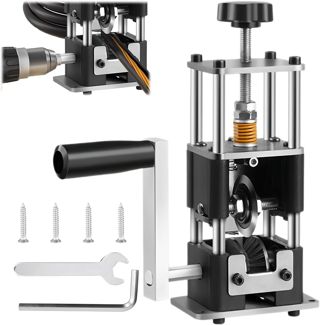 Kabelschälmaschine Elektrisch mit Federverstellung, Kabelentmanteler für 1-25 mm Kabel, Kabelabisoliermaschine, Kabelabisolierer, Abisoliermaschine für Schneiden von Abisolierschrott-2
