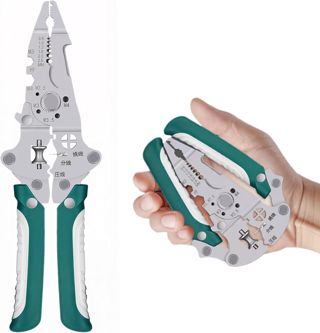 Draht Stripper Werkzeug, Multifunktionale automatische Draht Strippers mit Drahtschneider, Zangen & Crimper für elektrische Arbeit