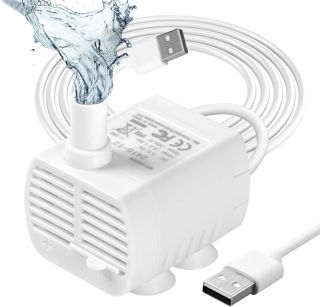 Flintronic USB Mini Aquarium Pumpe Klein - 200L/H Tauchpumpe für Teich