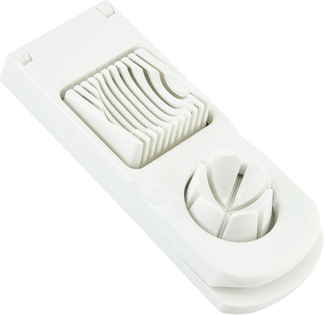 Eierschneider, 2-in-1, multifunktional, Eierschneider für weiche Früchte – Küchenzubehör, sicher für die Zubereitung von Mahlzeiten, Frühstück, Sandwich, Salat,