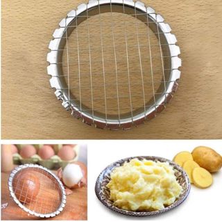 Küche Edelstahl Eierschneider Cutter Cut Egg Gerät Gitter Für Gemüse Salate Werkzeuge