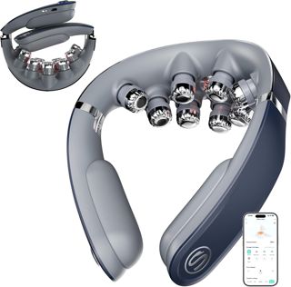 SKG® Das Original Faltbare Nackenmassagegerät, Wärme, Kabellos, G7 Pro Fold