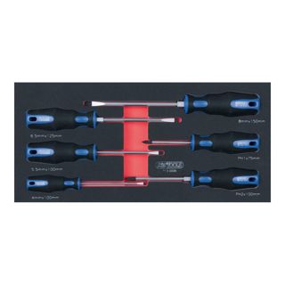 KS-Tools Ergotorque+ Schraubendreher-Satz PH, 6-tlg., 1/3 Systemeinlage