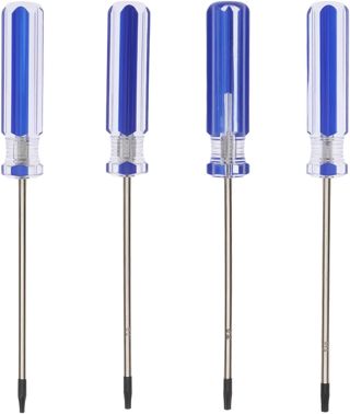 YINETTECH 4-teiliges Sicherheitsschraubendreher-Reparaturset Torx-Schraubendreher T6/T8/T9/T10 Kompatibel mit PlayStation 5