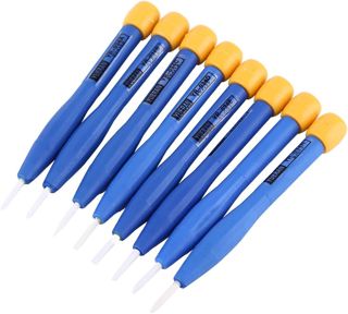 Schraubendreher-Set, 8 Stück, einstellbare Frequenz, antistatischer Kunststoffkörper, Zirkonia, Keramik-Bits, Handwerkzeuge