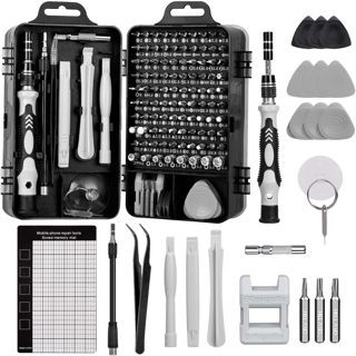 122 in 1 Feinmechaniker Werkzeug Set, Feinmechaniker Schraubendreher Set, Mini Schraubenzieher Set, Magnetische Mini Werkzeug Set, Reparatur Kit für Iphone/Laptop/Tablet/Uhren/Kamera usw