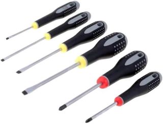 BE-9881 Schraubendreher Anz.Stk: 6 Phillips-Kreuzschlitz-Bits,flach BAHCO