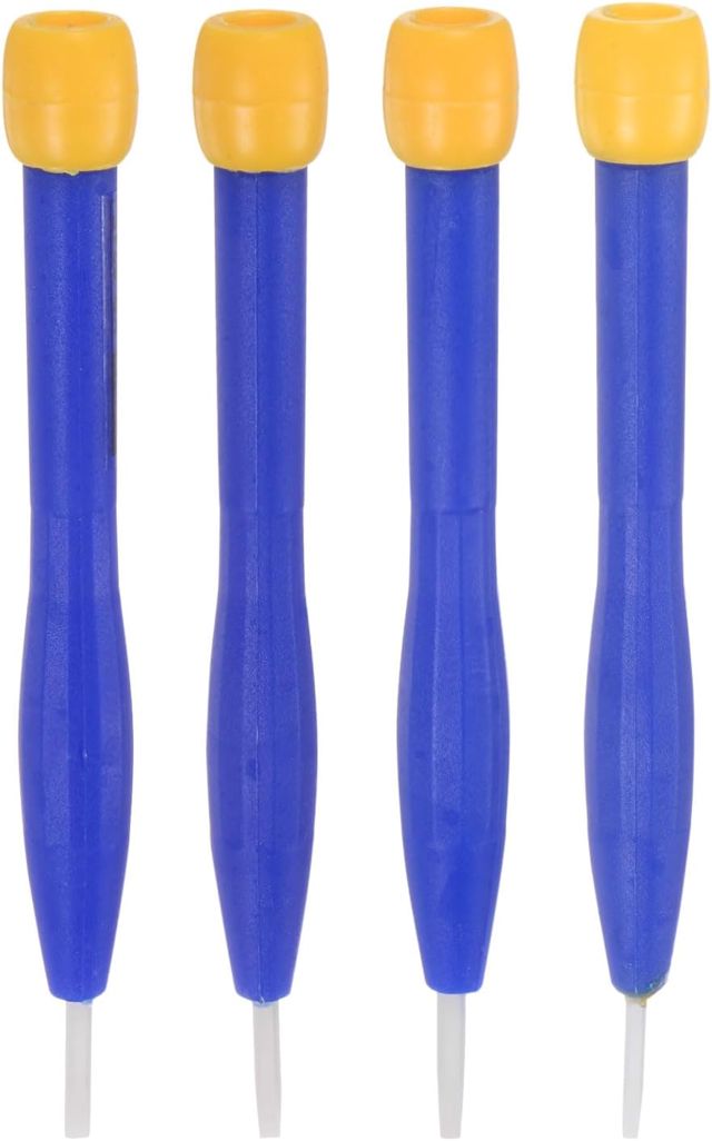 QUARKZMAN 4 Stück Kunststoff-Schraubendreher 1.3mm/1.8mm/2.0mm/2.4mm