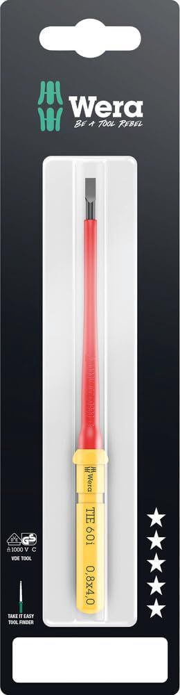 Wera Kraftform Kompakt VDE 60 i 0,8x4,0x157 mm TIE SB