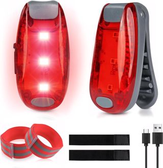 2 Stück Blinklicht Schulranzen LED Sicherheitslicht
