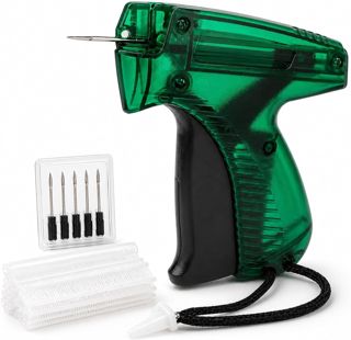 Etikettierpistole, Kleidung Reparatur Pistole, Etiketten Pistole für Kleidung, Nähpistole Kleidung, Etikettiergerät Kleidung, 5 Nadeln, 1000 Stück Etikettennadeln, zum Quilten, Reparieren