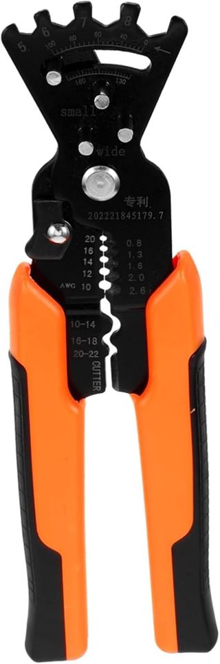 Multifunktionale Kabelabisolierzange für Elektriker, Stahl, Rutschfest