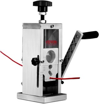 VEVOR Kabelschälmaschine 1,5-38mm Kabelabisoliermaschine Manuell oder Bohrmaschine angetrieben Kabel Abisoliermaschine 130x130x300mm Ideal zum Abisolieren von ummantelten monofilen mehradrigen Kabel