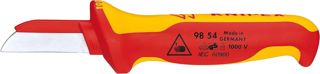 KNIPEX Kabelmesser isolierender Mehrkomponenten-Griff, 98 54