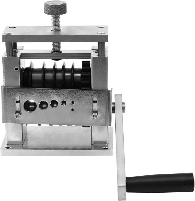 100RPM Manuelle 6 Kabelabisoliermaschine Abisoliermaschine Abisolierwerkzeug 3.4mm-17mm für die Veredelung von Drähten, weichhäutigen Kabeln, mehradrigen Drähten, Hochspannungskabeln, in Kabel-/Draht