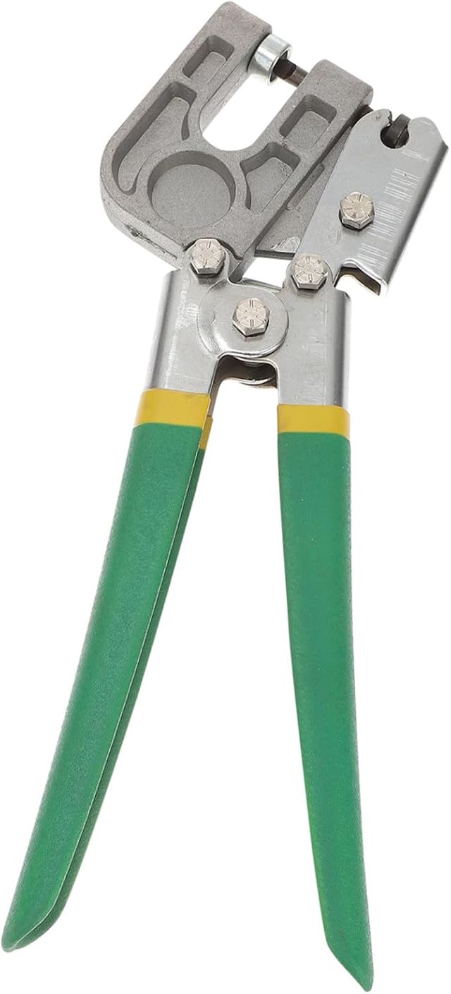 iplusmile Crimpzange aus Stahl für Trockenbau mit Schwarzer Oberfläche Geeignet für Blechprofile und Metallständer Stanzzange für Fachgerechte Befestigung Zufällige Farbe Zufälliger Stil