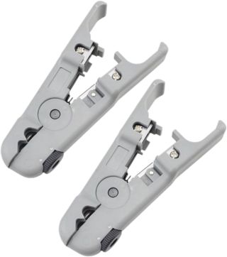 ABOOFAN 2stücke Cable Stripper Verstellbares Drahtschneider-werkzeug Multifunktionales Abisolierwerkzeug Für Ethernet Und Telefonkabel Koaxialkabel-werkzeug