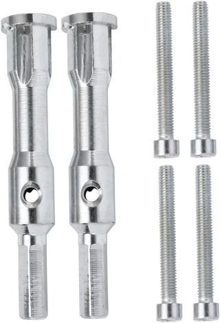 NUOBESTY Kohlenstoffstahl Drahtverdrillwerkzeug Silber 2 Stück zum Schnellen Verbinden für Bohrmaschine von Leitungen bei Elektrikerarbeiten