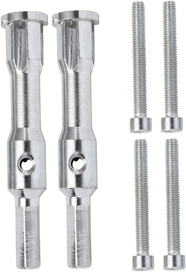NUOBESTY Kohlenstoffstahl Drahtverdrillwerkzeug Silber 2 Stück zum Schnellen Verbinden für Bohrmaschine von Leitungen bei Elektrikerarbeiten