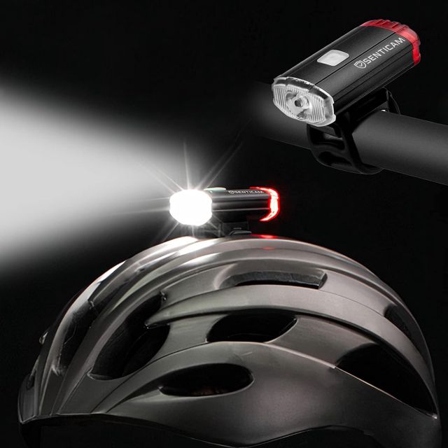 Licht, wiederaufladbar über USB, Dual-Front- und Heck-Licht, IPX3, wasserdicht, tragbare Taschenlampe für alle Rennradfahrer