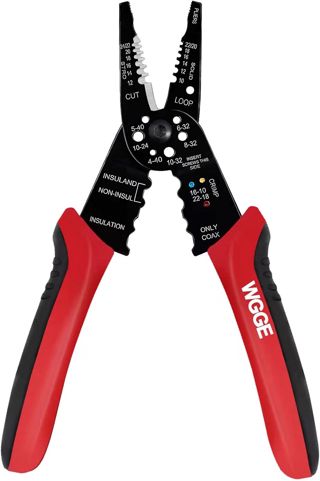 WGGE WG-015 professionelles Crimpwerkzeug/Multifunktions-Werkzeug, Abisolierzange und Schneider