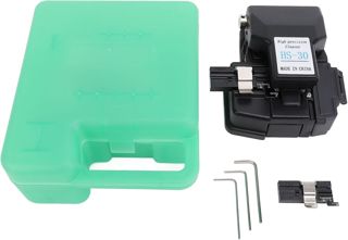 Optical Faser Cleaver, 16 Seitenschneidend Gesicht mit einem Winkel von 0,5 °, professioneller Wolframstahlschneider für Faserspleißen, Multi -Funktions -Messgeräte für 0,25 bis