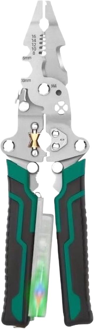 Drahtstripper -Spannungstester - Elektrische Drähte Striping Tool | Wirre Zierspannungen Tester | Isolationsschutzkabelschneider | Werkzeuge mit Volltage Testter Cables Cutter für Elektrikerarbeit