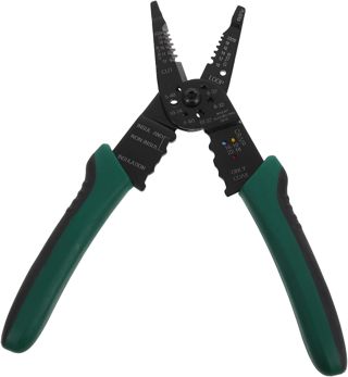 Angoily 8 Zoll Multifunktions Drahtzange Ratschen Crimpzange Mit Polierten Backen Für Präzises Crimpen Drahtschneider Und Kabelcrimper Für Elektriker Und Bauarbeiter