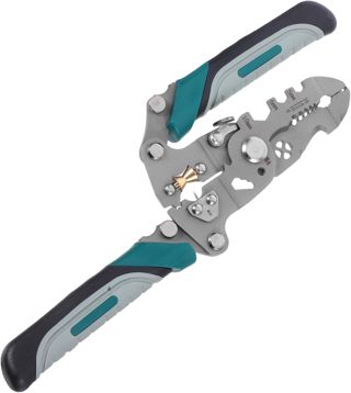 Multifunktionale Abisolierzange aus Metall, Faltbar mit Ergonomischem Griff